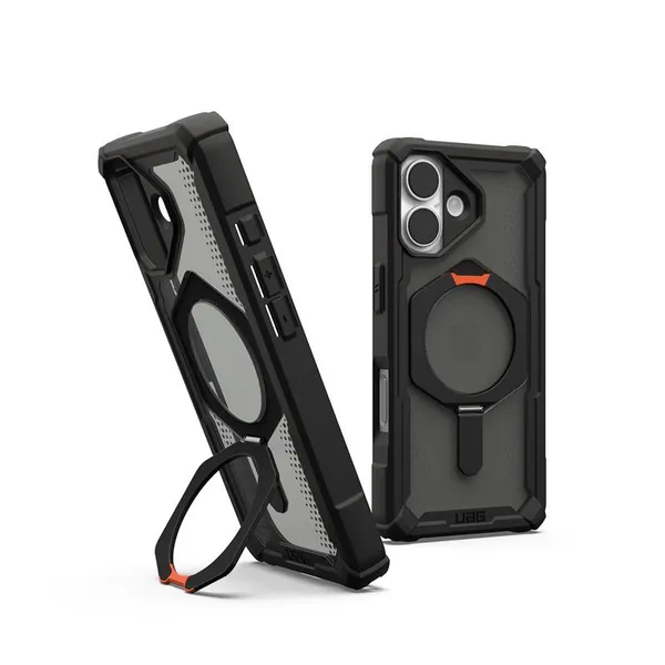 Чохол UAG для iPhone 17, Plasma XTE MagSafe, Black/Pop Orange