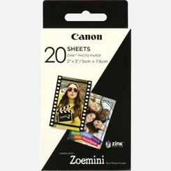 Бумага Canon ZINK™ 2"x3" ZP-2030 20 листов фото