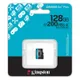 Карта памяти Kingston microSD  128GB C10 UHS-I U3 A2 V30 R200/W100MB/s