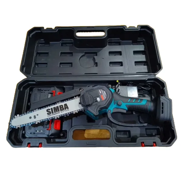 Аккумуляторная цепная мини пила шина 8" Simba SA-004