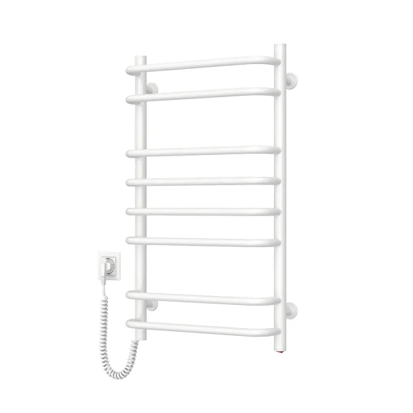 Рушникосушка Navin електрична Симфонія, 800х480х150мм, кнопка, сталь, білий, ліве підключення