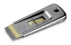 Скребок для стекол и керамической плитки Stanley, 40x95мм, 5 лезвий фото