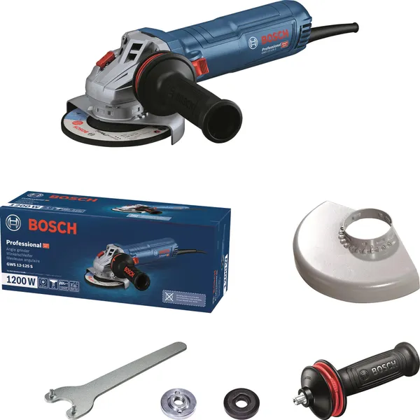 Шліфмашина кутова Bosch GWS 12-125 S 125мм 1200ВТ 11000об·хв 2.8кг