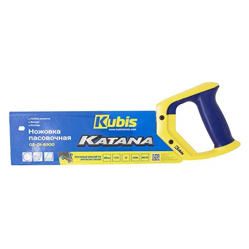 Ножовка пасовочная по дереву 300 мм, 11TPI мелкий зуб Kubis 02-01-8300 купить в Украине