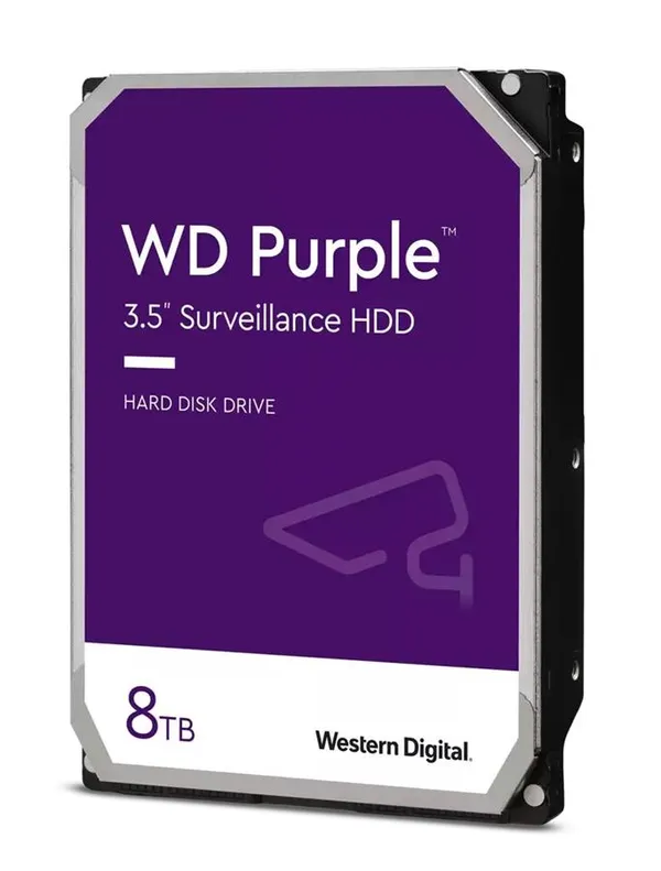 Жорсткий диск WD  8TB 3.5" 5640 256MB SATA Purple Surveillance