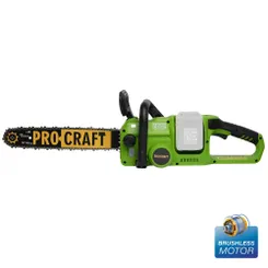 Акумуляторна ланцюгова пила Procraft PCA42/2 (Без АКБ та ЗП) фото