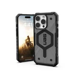 Чохол UAG для iPhone 16 Pro, Pathfinder Clear Magsafe, Ash фото