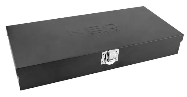 Набор инструментов Neo Tools, набор торцевых головок, 63шт, 1/4", CrV, металлический кейс фото №10