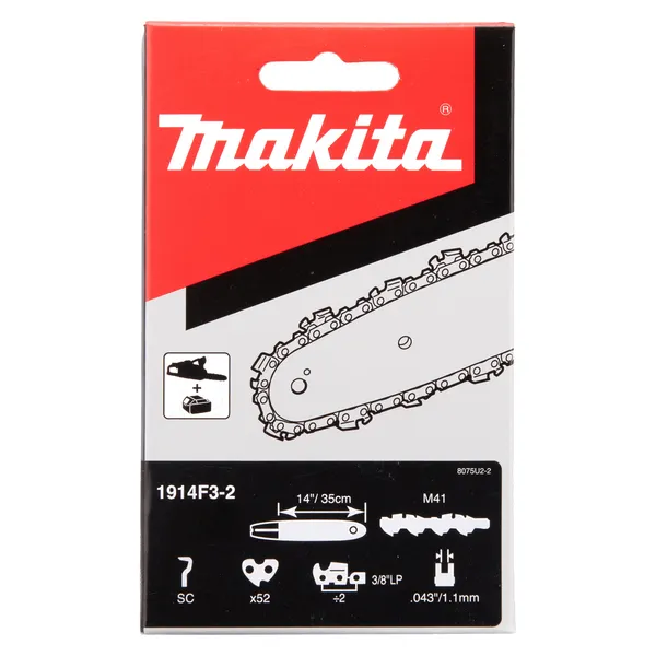 Цепь для пилы Makita UC3200S, DUC353, DUC355, DUC356, UC3520A, UC3541A, DUC357, UC004G (1914F3-2)
