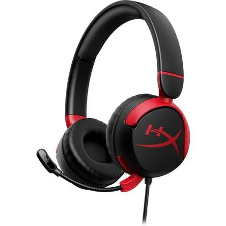 Гарнитура игровая HyperX Cloud Mini, mini-jack, 1.2м,черный-красный