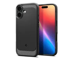 Чехол Spigen для iPhone 17, Rugged Armor MagFit, Matte Black фото