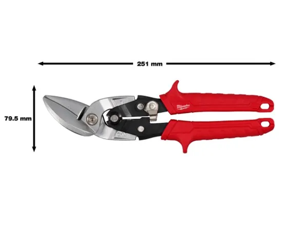 Набір ножиць по металу MILWAUKEE, (2шт) (правий / лівий різ) купить в Украине