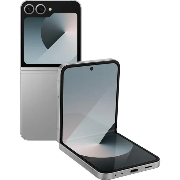 Смартфон Samsung Galaxy Flip 6 5G (F741) 6.7"/3.4" 12/512ГБ, 1SIM, 4000мАч, серебристий серый