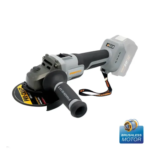 Безщіткова акумуляторна шліфмашина 125 мм Procraft Industrial AG125A (без АКБ та ЗП) Kick back control