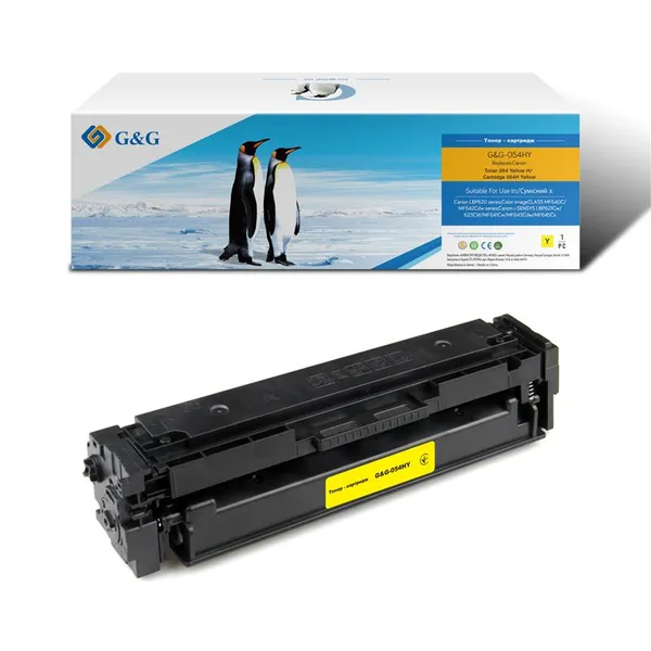 Картридж G&G до Canon 054H MF641/643/645, LBP-621/623 3025C002 Yellow (2300 стор)