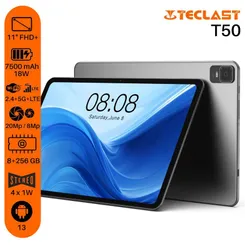 Планшет Teclast T50 11" 8ГБ, 256ГБ, LTE, 7500мА•ч, Android, серый фото