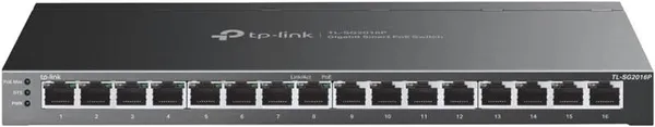 Коммутатор TP-LINK TL-SG2016P 16xGE (8xPoE), 120Вт, WebSmart