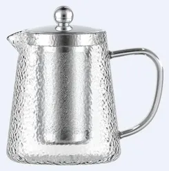 Заварник ARDESTO Gemini 950мл, боросилікатне скло, нержавіюча сталь, прозорий фото