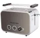 Russell Hobbs toaster Distinctions 2-Slice 1670Вт, подогрев, разморозка, пластик, серебристо-серый