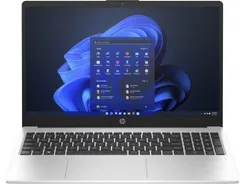 Ноутбук HP 250-G10 15.6" FHD IPS AG, Intel i3-1315U, 16GB, F512GB, UMA, DOS, сріблястий фото