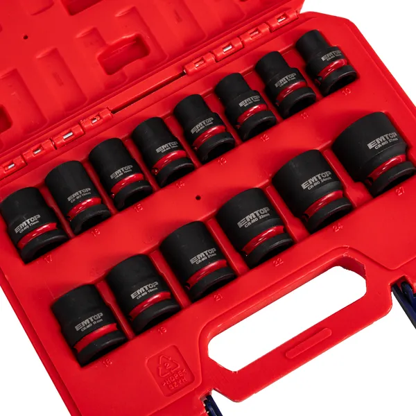 Набор ударных головок  1/2, 14 шт EMTOP EMSSD12141