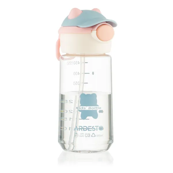 Замовити Пляшка для води Ardesto Bear 550мл, пластик, рожевий з доставкою