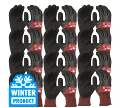 Рукавиці робочі зимові MILWAUKEE, з опором порізам 3/С рівня, розмір 11/XXL, (72шт) фото