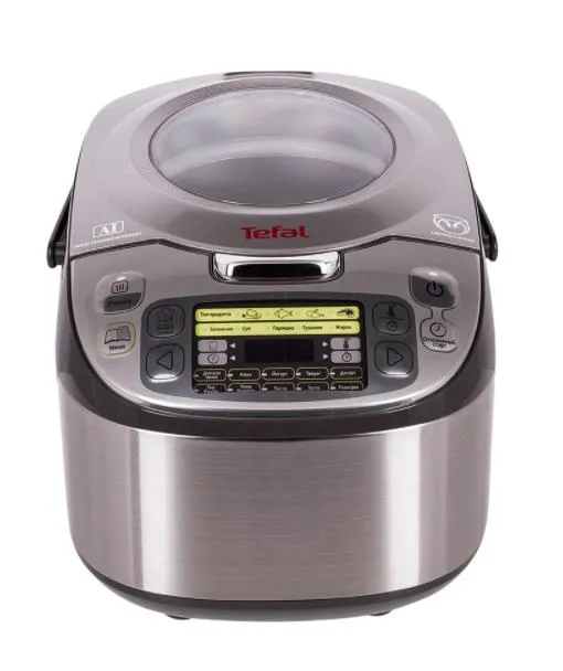 Мультиварка Tefal Fuzzy Logic, 750Вт, чаша-5л, электронное управл., пластик, серый