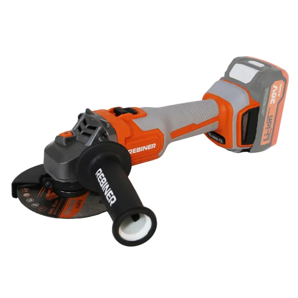 Безщіткова акумуляторна болгарка 125 мм, 20 В Rebiner RAG-125BL/20Li (без АКБ та ЗП) ціна в Україні