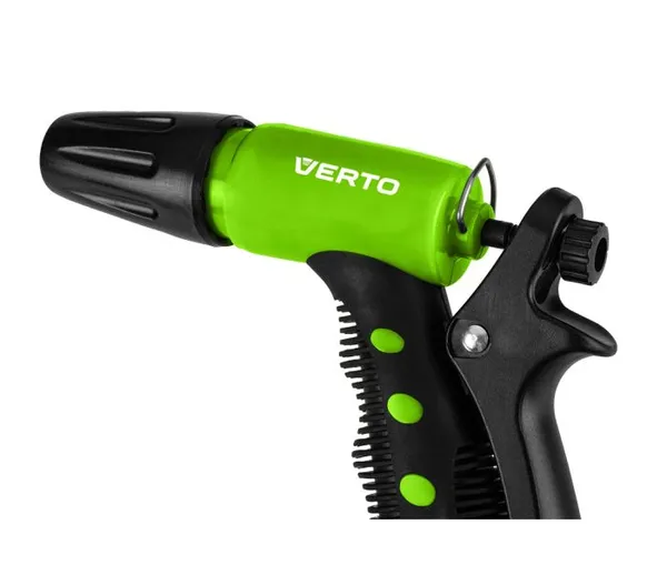 Заказать Ороситель ручной Verto, пистолетный, 1/2"-3/4", 2 функции, регулировка напорарегулировка напора/распила воды, держатель двухкомпонентный с доставкой