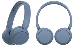 Навушники On-ear Sony WH-CH520 BT 5.2, SBC, AAC, Wireless, Mic, Синій фото