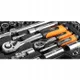 Набор инструментов Neo Tools, набор торцевых головок, 108 шт, 1/2", 1/4", CrV, кейс фото №2