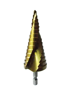 Свердло ступеневе 4,0-32,0мм  15ступенів HSS TiN фото