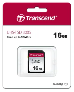 Карта памяти Transcend SD  16GB C10 UHS-I  R95/W10MB/s фото