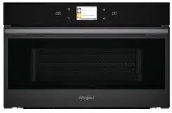 Микроволновая печь Whirlpool встраиваемая, 31л, электронное упр., 1000Вт, гриль, дисплей, конвекция, черный фото