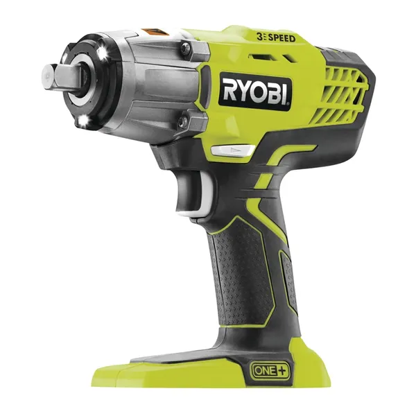 Гайковерт ударний акумуляторний Ryobi ONE+ R18IW3-0 18В 2900об·хв 400Нм 1/2" 3 швидкості 1.6кг без АКБ та ЗП