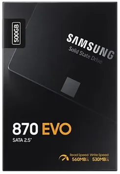 Накопитель SSD Samsung  2.5" 500GB SATA 870EVO фото