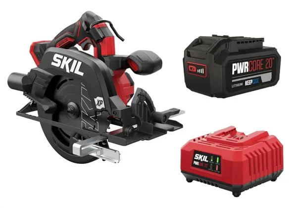 Пила дисковая аккумуляторная SKIL 3571 CA XP безщіткова 20В 1х5А·час 184мм 2.95кг