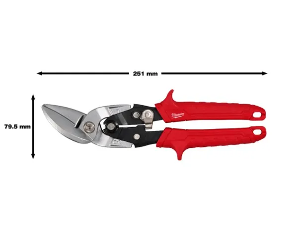 Ножиці по металу офсетні (45 ) MILWAUKEE (лівий різ) купить в Украине