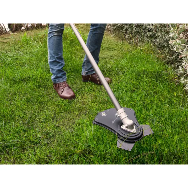 Купити Тример садовий акумуляторний Ryobi ONE+ OBC1820B 18В 20см ніж/ліска 30см ергоремені Vertebrae 4.7кг без АКБ та ЗП