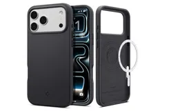 Чехол Spigen для iPhone 17 Pro, Silicone Fit MagFit, Black фото