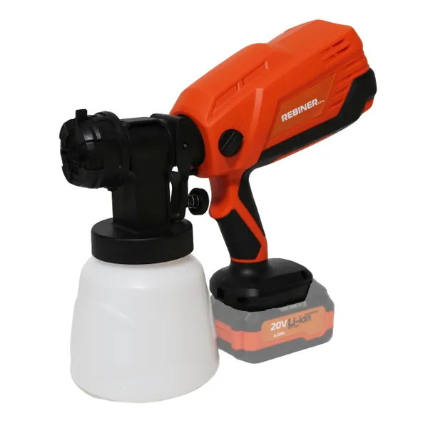 Краскопульт на аккумуляторе Rebiner RSA-20Li (без АКБ и ЗУ) цена в Украине