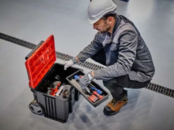 Модульна система для інструменту Einhell E-Case Tower, на коліщатках, 3 ящики модуля, 64.5х48х42.5см