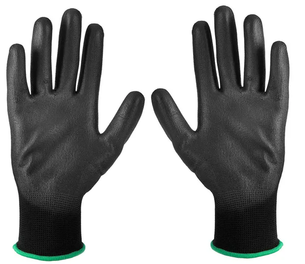 Перчатки рабочие Verto, полиуретановое покрытие, р.8, черный отзывы