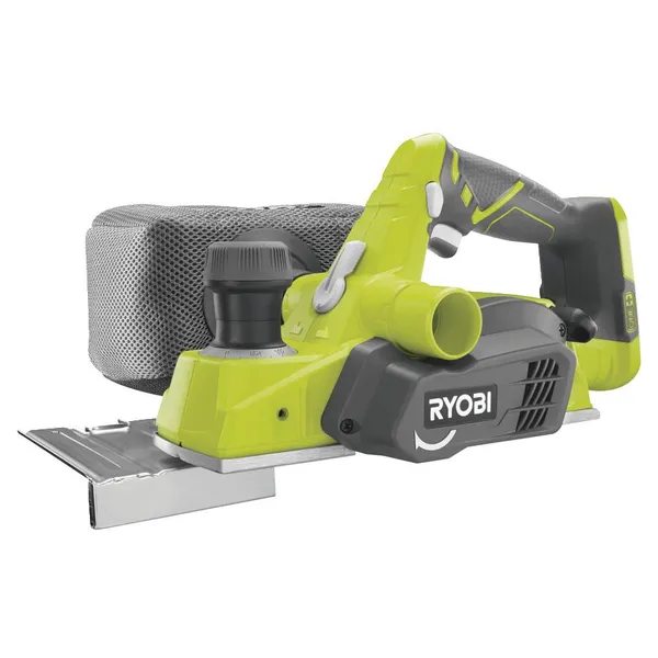 Рубанок аккумуляторный Ryobi R18PL-0, 18В ONE+, 82мм, строгание до 1.6мм, шпунт до 12.5мм, 2.4кг, без АКБ и ЗП