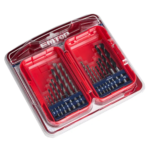 Набір свердел 16 шт EMTOP ECDB01601