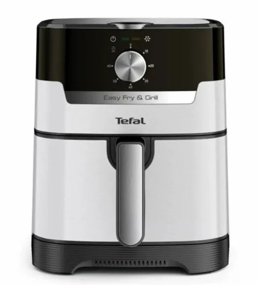 Мультипіч Tefal EasyFry&Grill, 1550Вт, чаша-4.2л, механічне керув., від 80°C до 200°C, пластик, чорний-світло-сірий