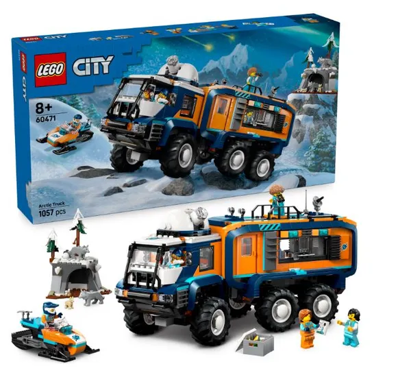 Конструктор LEGO City Арктический иследовательский грузовик с научной лабораторией