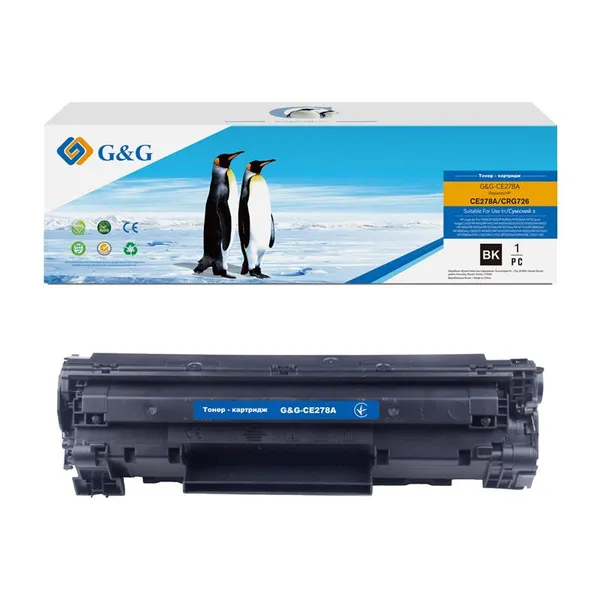 Картридж G&G до HP LJ P1566/1606DN/M1536dnf- G&G-728/G&G-726 Black (2100 стор)