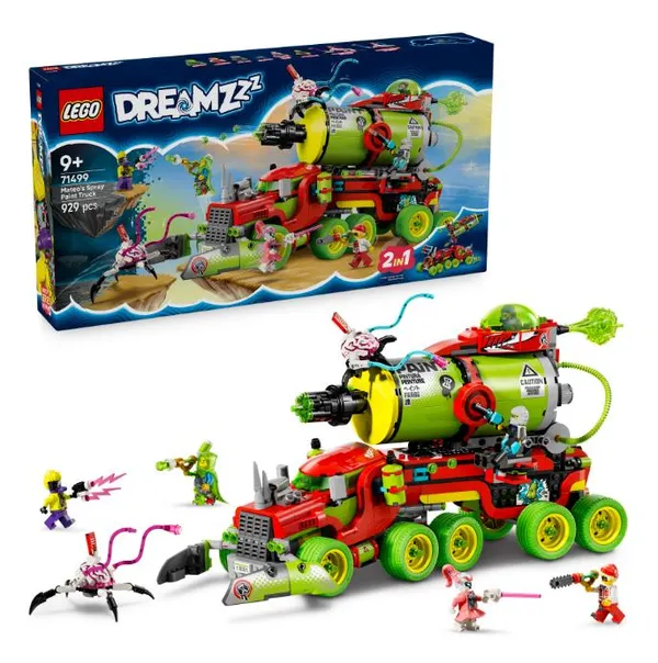 Конструктор LEGO Dreamzzz Грузовик Матео с аэрозольной краской